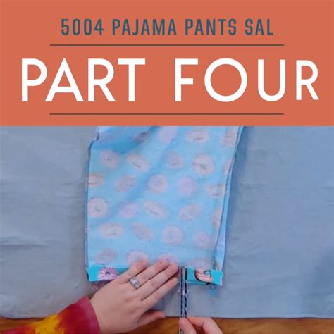 Pajama Pants Sew Along And Tutorial Part Four 5 Out Of 4 Patterns