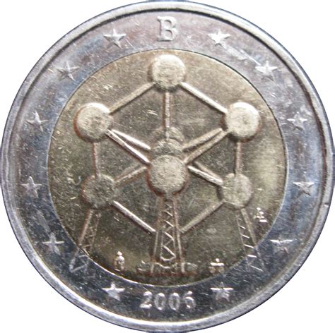 2 Euro Albert Ii Brussels Atomium Belgium Numista