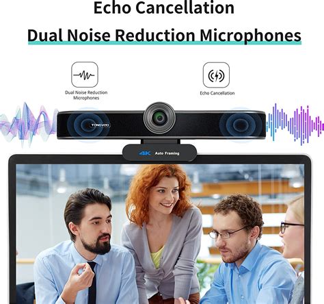 Buy Tongveo Zoomable 4k Webcam With Microphones And Speaker 4x Digital