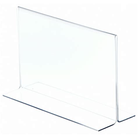 Plymor Clear Acrylic Sign Display Literature Holder Bottom Load 8 5 W X 5 5 H