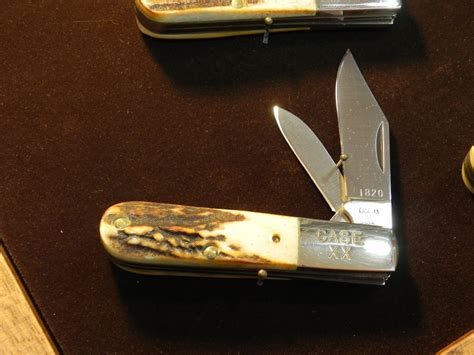 Case Xx 1982 Barlow Knife Set W Great Stag Handles New In Display