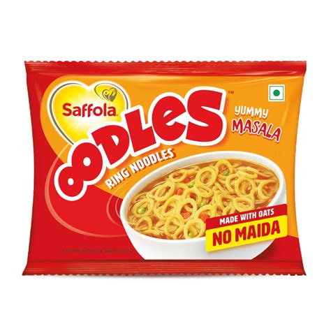 Saffola Oodles No Maida Oats Noodles Instant Noodles Packets Healthy