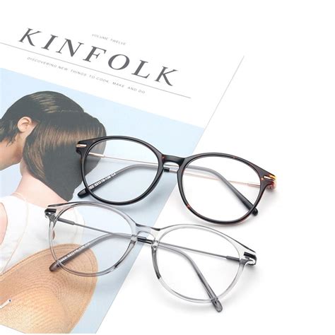 5953classic retro clear lens nerd frames glasses fashion brand designer men women eyeglasses
