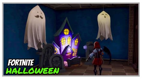 Fortnite Season 6 New Halloween Decorations And Halloween Store Youtube