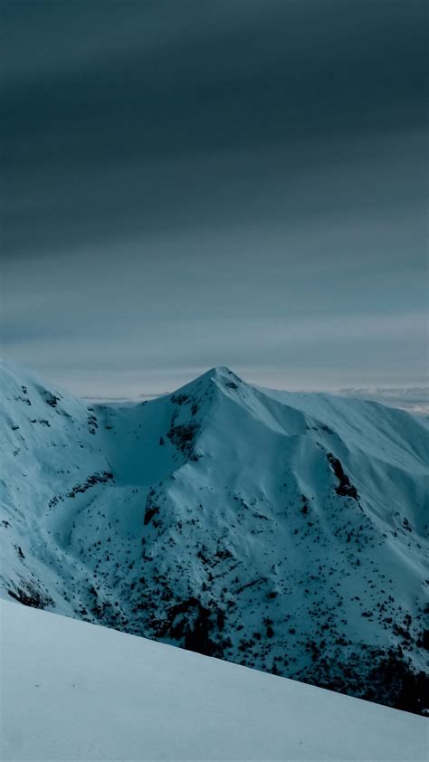 Download Wallpaper 1350x2400 Mountains Peaks Snow Snowy Iphone 87