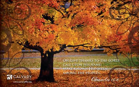 Give Thanks Wallpaper Fall Backgrounds With Scripture 1680x1050