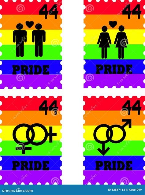 gay pride stamps stock image 13547113