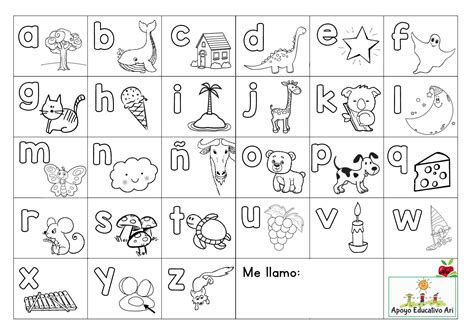 Abecedario Para Colorear 001 Orientación Andújar Recursos Educativos