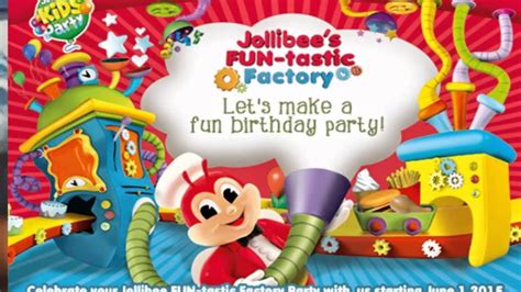 Jollibee Kids Party Package Youtube
