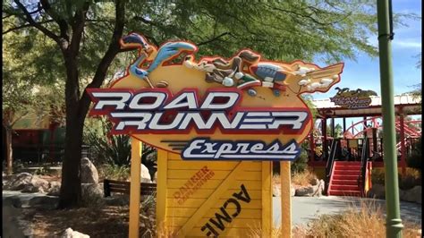 Road Runner Express Six Flags Magic Mountain Gos Coaster Clips