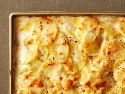 Ina garten's garlic roasted potatoes are some of the best roasted potatoes i've made to date. Four-Cheese Scalloped Potatoes | Recipe | Food network ...
