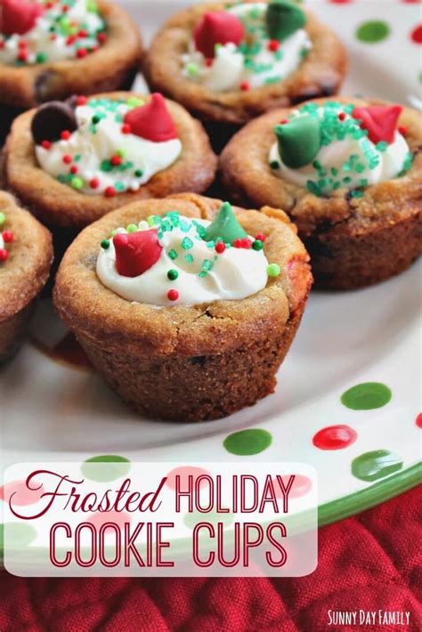 Get ready to bring the best melt in your mouth treats to bring to your next. Frosted Holiday Cookie Cups: Easy Christmas Cookies to ...