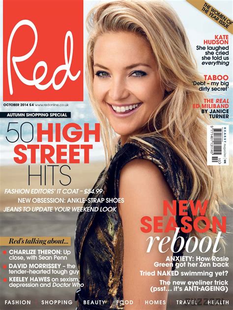 Kate Hudson Red Magazine Uk October 2014 Cover Celebmafia
