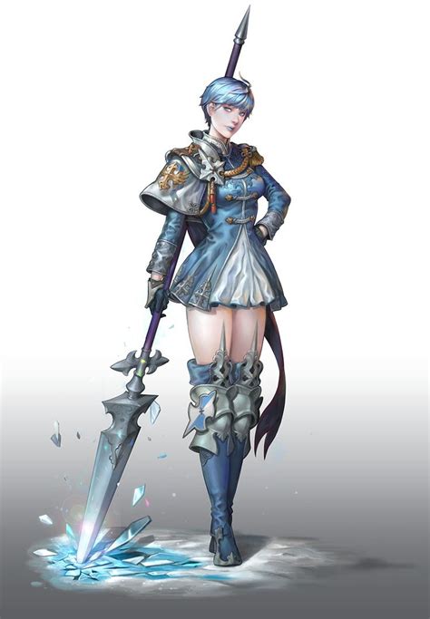 Artstation Frozen Spear Bae Yamile Character Design Tutorial