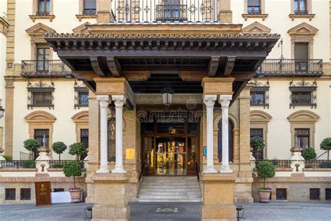 Alfonso Xiii Hotel In Seville Editorial Stock Photo Image Of Spain