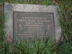 Lorna Mary Crawley Westaway Unknown 2005 Find A Grave Memorial
