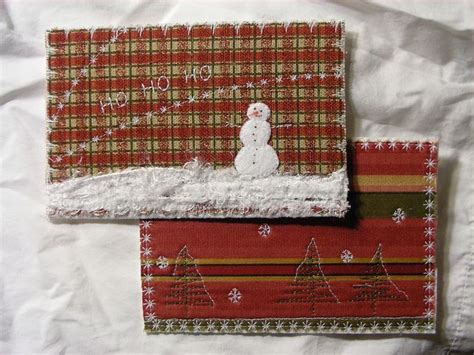 Fabric Christmas Card Christmas Ornaments To Make Christmas Quilts