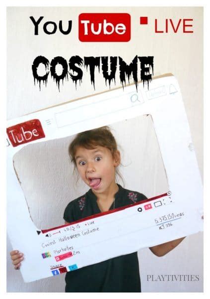 Diy Youtube Halloween Costume Playtivities