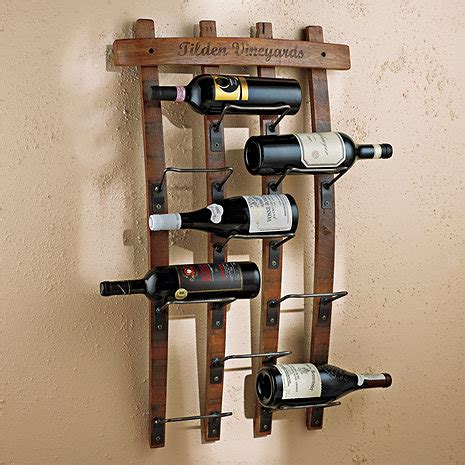 A rack unit, u or ru as a unit of measure describes the height of equipment designed to mount in a the navepoint 25u rack was a great option for a medium sized media rack for my home theater. Personalized Barrel Stave Wall Rack - Wine Enthusiast