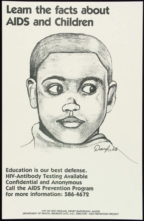 Learn The Facts About Aids And Children Aids Education Posters