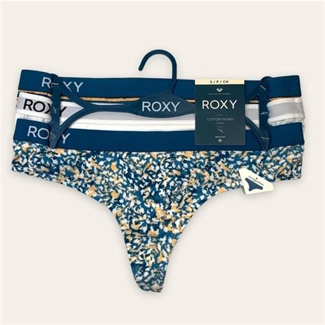 Roxy Intimates Sleepwear Nwt Pack Roxy Cotton Thong Panties