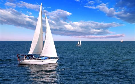 Download Sea Sunset Yacht Vehicle Sailboat 4k Ultra Hd Wallpaper