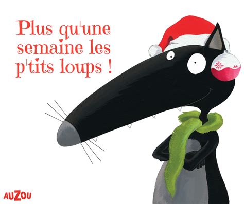 Loup And Son Bonnet De Noël Loup Auzou Noel