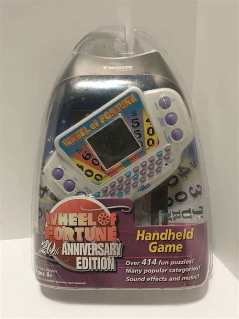 Hasbro Wheel Of Fortune Handheld Game Vintage 2005 Clean Tested Works