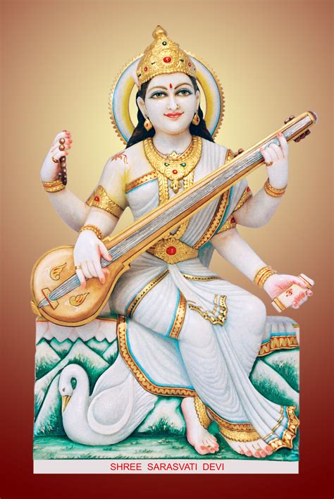 Mata Saraswati Devi Saraswati Devi Saraswati Goddess Indian Goddess