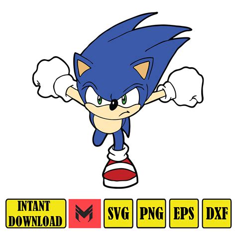 Sonic Svg Tails Svg Cutting File Cricut Sonic The Hedgeho Inspire