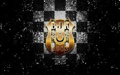 Descargar Fondos De Pantalla Besiktas Fc El Logotipo De Brillo De