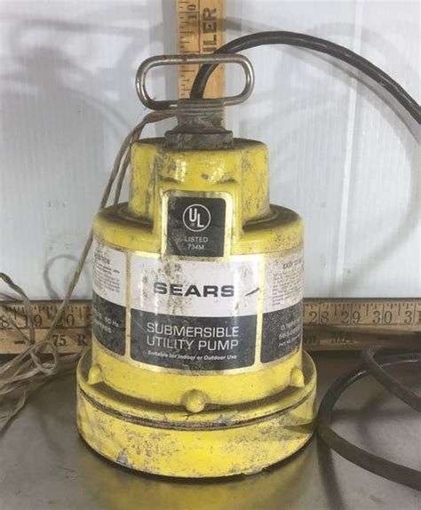 Sears Submersible Utility Pump Sherwood Auctions