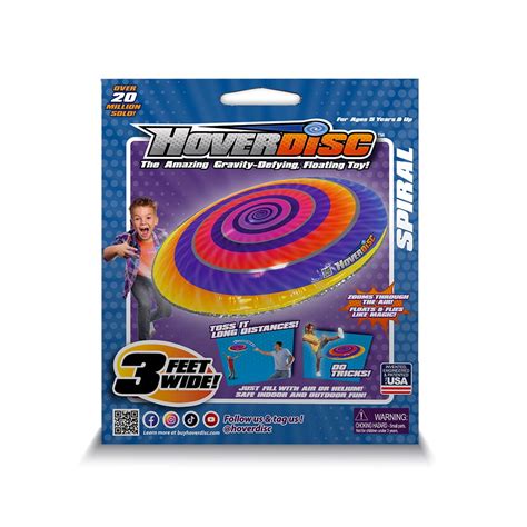 Hoverdisc Spiral 3 Ft Flying Inflatable Spinning Disc Safe For Kids 5