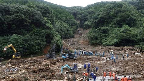 일본 남서부 규슈 지역 폭우로 최소 44명 사망