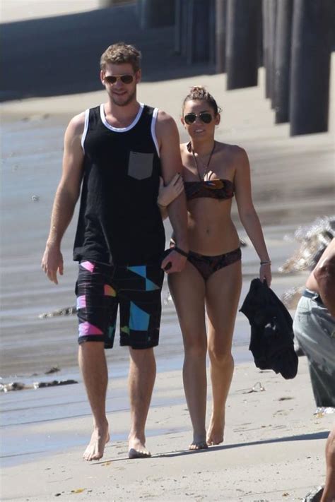 Miley Cyrus ~ 13 October At A Beach In Malibu With Liam Miley Cyrus