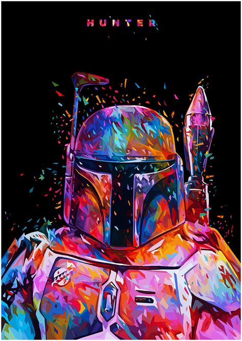 Geek Art Gallery Posters Abstract Color Star Wars