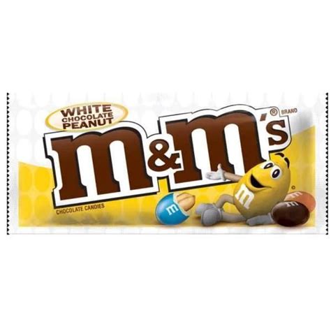 Mandms White Chocolate Peanut Candies Mandms Candy