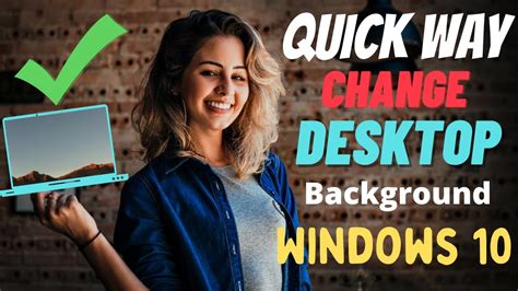 How To Change Desktop Background Windows 10 👍 Youtube