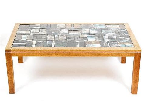 60 x 65 cm) in excellent conditions. Gerard Havekes (1925-2011), tile top coffee table. Height ...