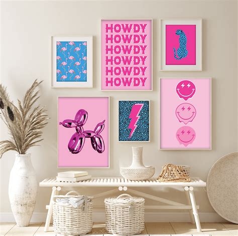 Buy Katie Doodle Preppy Room Decor Aesthetic Tiktok Wall Collage Set Cool Preppy Wall Decor