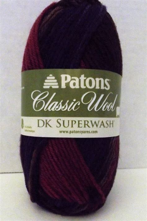 Patons Classic Dk Superwash Wool 100 Wool Colour Autumn Etsy Canada