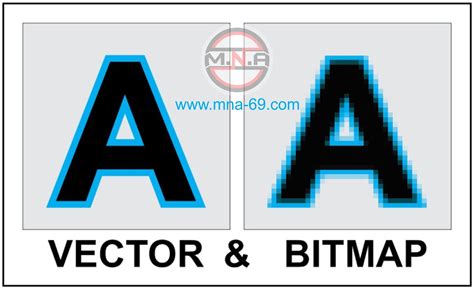 The Fundamental Difference Between Vector And Bitmap Mna 69