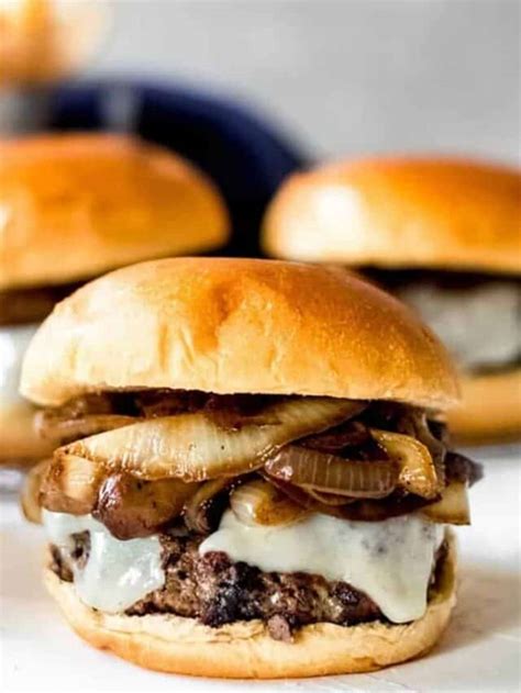 Best Mushroom Swiss Burger The Perfect Burger For Labor Day Weekend