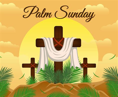 Palm Sunday Background Vector Art And Graphics