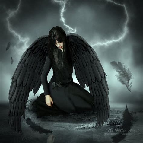 The Fallen Angel By Grafinea On Deviantart Fallen Angel Gothic Angel Fallen Angel Art