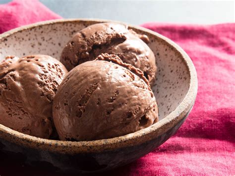 No Churn Chocolate Ice Cream Recipe Serious Eats Chocolate Ice Cream Recipe Cream Recipes