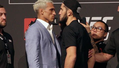 Ufc 280 Video Charles Oliveira Vs Islam Makhachev Press Conference Faceoff Bvm Sports
