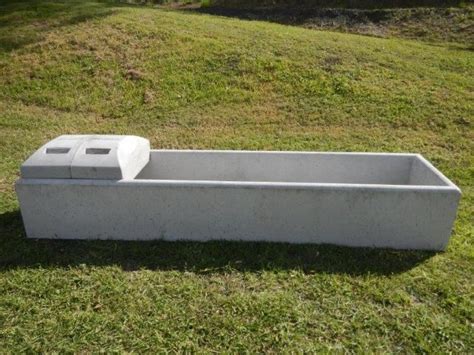 cattle feed and water trough sandb custom innovations cattle equipment 27c