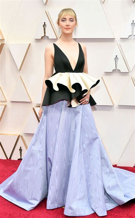 Saoirse Ronan From Oscars 2020 Red Carpet Fashion E News