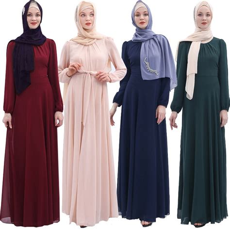 turkish islamic prayer caftan marocain dress women s middle eastern dress summer chiffon long